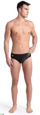 Плавки Arena DIVE SWIM BRIEF черный, желтый чел 100