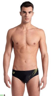 Плавки Arena DIVE SWIM BRIEF чорний, жовтий Чол 100