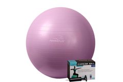 Мяч для фитнеса и гимнастики PowerPlay 4001 75см фиолетовый + насос