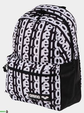 Рюкзак Arena TEAM BACKPACK 30 ALLOVER чорний, білий Уні 54x36x27 см