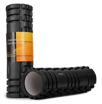 Массажный ролик Cornix EVA 45 x 14 см (валик, роллер) XR-0038 Black