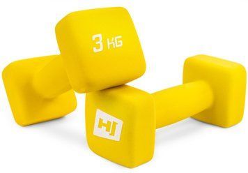 Набор гантелей неопреновых квадратных 2x3kg HS-V030DS