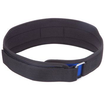 Пояс атлетичний посилений регульований ZELART SB-165521 XS ширина-10см синій