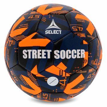 Мяч футбольный SELECT STREET SOCCER V23 №4,5 оранжевый-синий