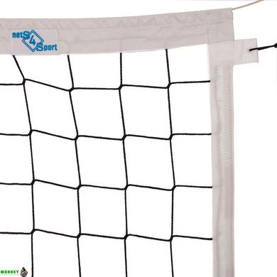 Сетка для волейбола SP-Planeta ЕВРО НОРМА SO-9556 9,5x1,0м черный-белый