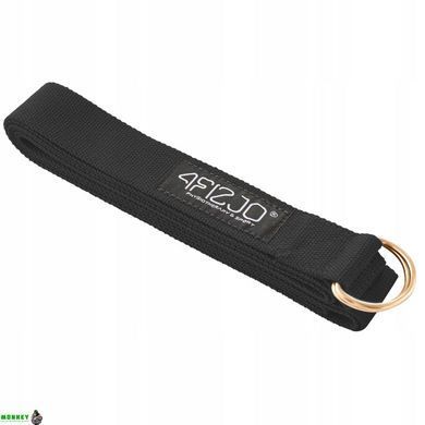 Ремень для йоги 4FIZJO 300 см Black (P-5907739315397)