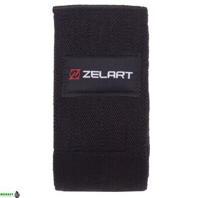 Бинты на колени для приседаний Zelart SB-167075 1шт черный