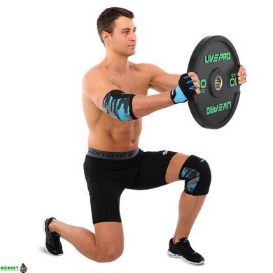 Бамперные диски резиновые Bumper Plates LiveUp LP8331-10 &oslash;50.5мм 10кг черный