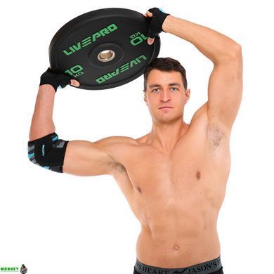 Бамперные диски резиновые Bumper Plates LiveUp LP8331-10 &oslash;50.5мм 10кг черный