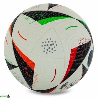 Мяч футбольный №5 PU ламин. Клееный SP-Sport FB-9824 (№5, белый-черный)