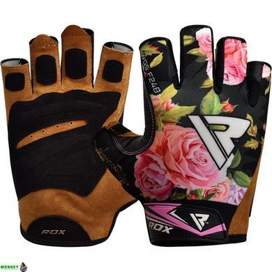 Перчатки для фитнеса женские RDX F24 Black S