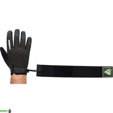 Перчатки для фитнеса RDX T2 Touch Screen Friendly Full Fingerf Army Green L