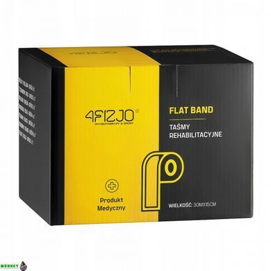 Стрічка-еспандер для спорту та реабілітації 4FIZJO Flat Band 30 м 1-2 кг Yellow (P-5907739311160)
