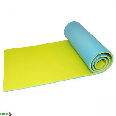 Коврик туристический (каремат) SportVida XPE 1 см SV-EZ0003 Blue/Yellow