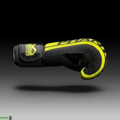 Боксерські рукавиці Phantom APEX Elastic Neon Black/Yellow 10 унцій (Бинти 4м. в подарунок)