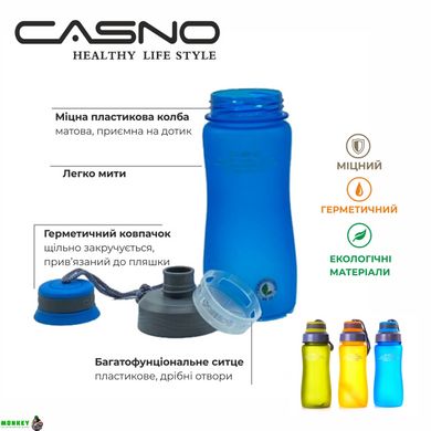 Бутылка для воды CASNO 600 мл KXN-1116 Зеленая