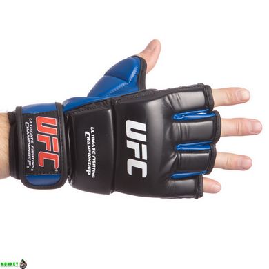 Рукавиці для змішаних єдиноборств MMA шкіряні SP-sport UFC08 S-XL кольори в асортименті