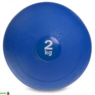 М'яч медичний слембол для кросфіту Record SLAM BALL FI-5165-2 2к синій