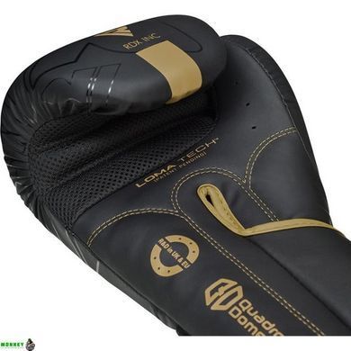 Боксерские перчатки RDX F6 Kara Matte Golden 10 унций (капа в комплекте)