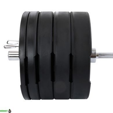 Бамперные диски резиновые Bumper Plates LiveUp LP8331-10 &oslash;50.5мм 10кг черный