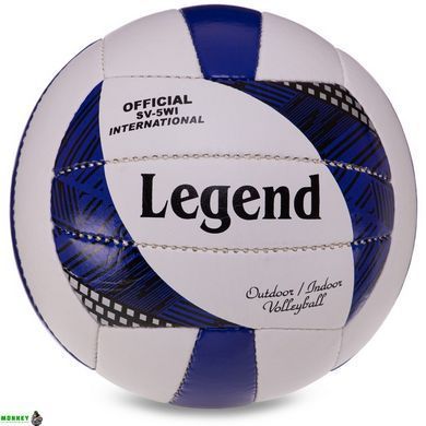 Мяч волейбольный LEGEND VB-3126 Белый-синий №5 PU