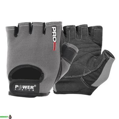 Рукавички для фітнесу і важкої атлетики Power System Pro Grip PS-2250 Grey XL