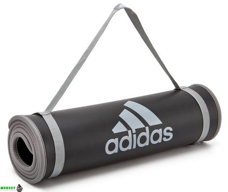 Коврик для тренировок Adidas Trainingsmatte черный, серый Уни 183х61х1