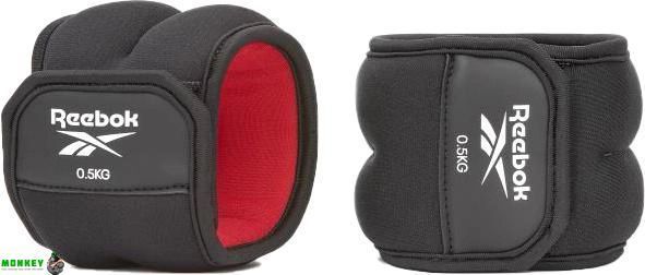 Утяжелители лодыжки Reebok Ankle Weights черный, красный Uni 1.5 кг