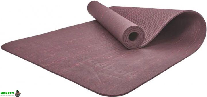 Коврик для йоги Reebok Camo Yoga Mat красный Уни 173 х 61 х 0,5 см