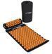 Килимок акупунктурний з валиком Cornix Classic Mat Аплікатор Кузнєцова XR-0111 Black/Orange
