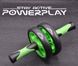Колесо для преса подвійне PowerPlay 4327 Dual-Core Ab Wheel Чорно-зелене