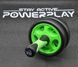Колесо для преса подвійне PowerPlay 4327 Dual-Core Ab Wheel Чорно-зелене