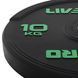 Бамперные диски резиновые Bumper Plates LiveUp LP8331-10 &oslash;50.5мм 10кг черный