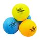 Набір м'ячів для настільного тенісу DUNLOP NITRO GLOW 40+ MT-679213 6шт різнокольоровий