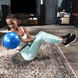 Фитбол Hop-Sport 25см голубой