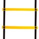 Координационная лестница дорожка для тренировки скорости SP-Sport C-4893 3м черный-желтый
