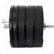 Бамперные диски резиновые Bumper Plates LiveUp LP8331-10 &oslash;50.5мм 10кг черный