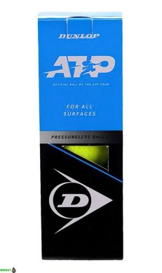 Мячи для тенниса Dunlop ATP PRESSURELESS поштучно.