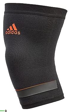 Фіксатор коліна Adidas Performance Knee Support чорний, червоний Уні S