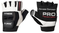 Рукавички для фітнесу і важкої атлетики Power System Fitness PS-2300 Black/White XL