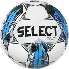 М'яч футбольний Select BRILLANT SUPER FIFA HS v22 біло-сірий Уні 5