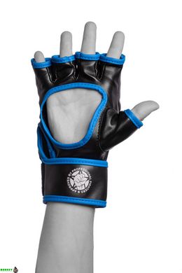 Рукавички для MMA PowerPlay 3055 чорно-сині XL