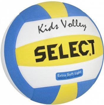 Мяч волейбольный Select KIDS VOLLEY NEW белый, жо