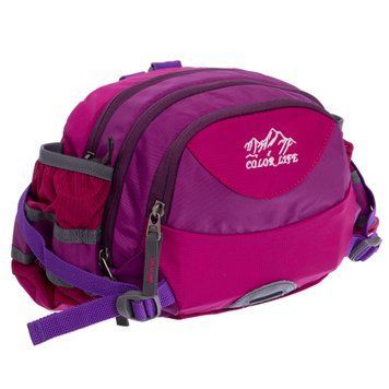 Сумка поясная COLOR Life WAIST BAG TY-5335 Фиолетовый-малиновый