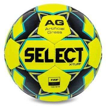 Мяч футбольный SELECT X-TURF V23 №5 желтый-синий