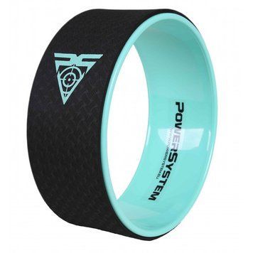 Йога колесо для фитнеса и аэробики Power System Yoga Wheel Pro PS-4085 Black/Green