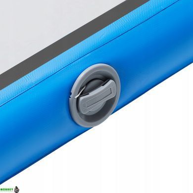 Мат гімнастичний надувний 4FIZJO Air Track Mat 300 x 100 x 15 cм White/Blue (P-5907739311771)