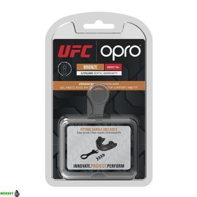 Капа OPRO Bronze UFC детская (возраст до 10) White (ufc.102513003)