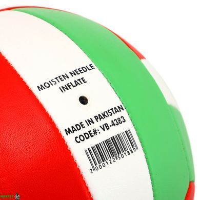 Мяч волейбольный PU HARD TOUCH VB-4383 (PU, №5, 3 слоя, сшит вручную)