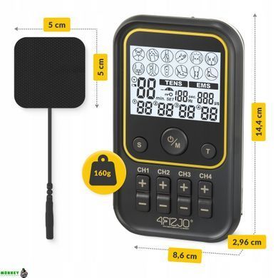 Аппарат для электростимуляции мышц 4FIZJO Combo PRO+ 2 в 1 (P-5907739317124)